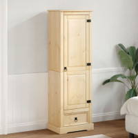 Produktbild för Garderob Corona 55x38x170 cm massiv furu