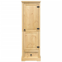 Produktbild för Garderob Corona 55x38x170 cm massiv furu