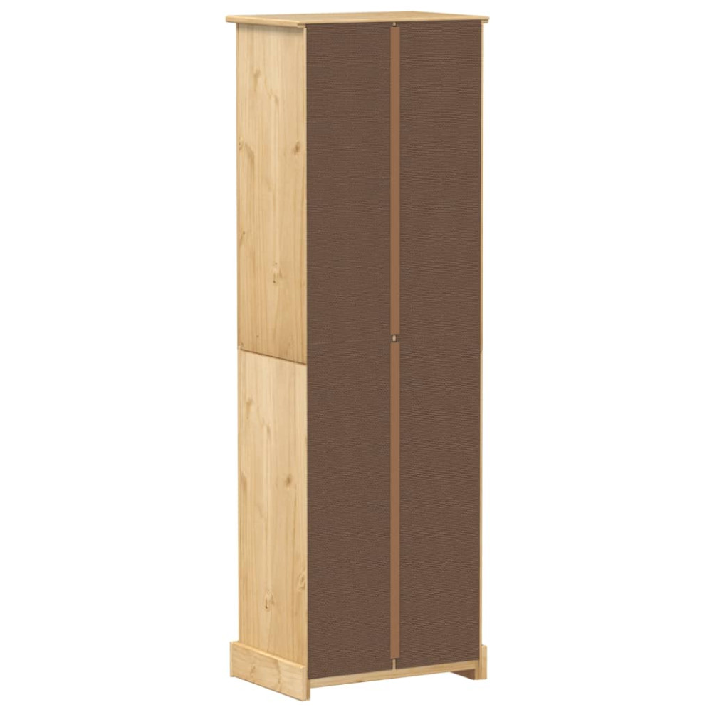 Produktbild för Garderob Corona 55x38x170 cm massiv furu