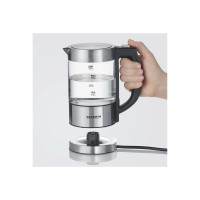 Produktbild för SEVERIN WK 3458 - vattenkokare - borstat rostfritt stål/glas