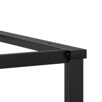Produktbild för Bordsben för matbord O-ram 160x80x73 cm gjutjärn