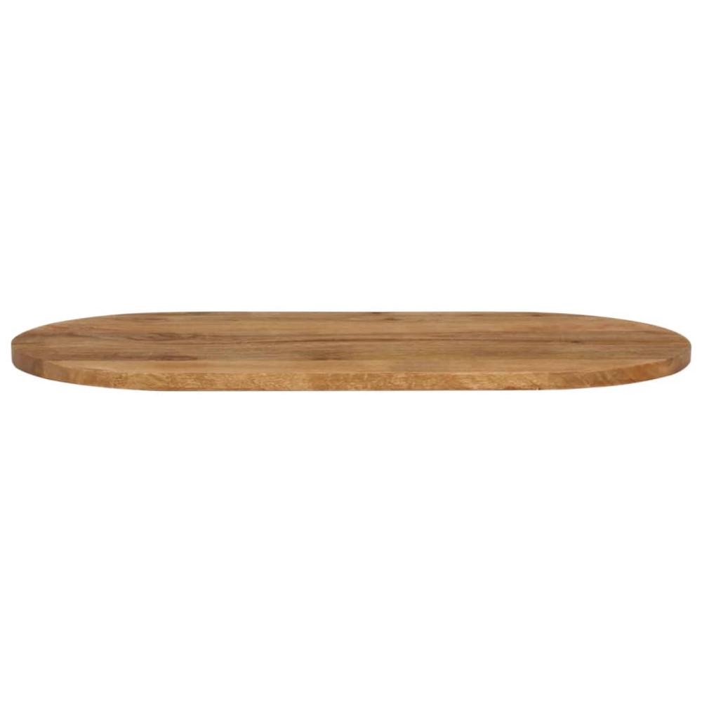 Produktbild för Bordsskiva 120x60x3,8 cm oval massivt mangoträ