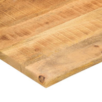 Produktbild för Skrivbordsskiva med båge 120x60x2,5 cm massivt grovt mangoträ