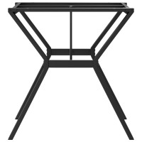 Produktbild för Bordsben för matbord Y-ram 70x70x73 cm gjutjärn