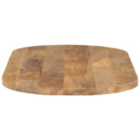 Produktbild för Bordsskiva 110x40x2,5 cm oval massivt mangoträ