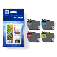Produktbild för Brother LC422XLVAL bläckpatroner 4 styck Original Svart, Cyan, Magenta, Gul