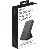 Produktbild för MAGPBW10000 PowerBank 10W/2,5W MagSafe Trådlös laddning integrerat ställ