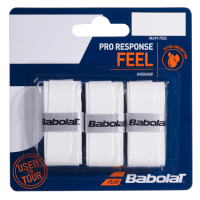 Produktbild för Babolat Pro Response 3-pack White (Extra tunnt grepp)