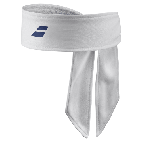 unknown brand Babolat Tie Headband White/blue