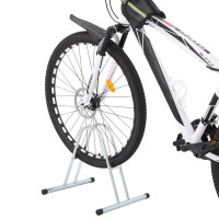 Produktbild för Cykelställ för 1 cykel fristående galvaniserat stål