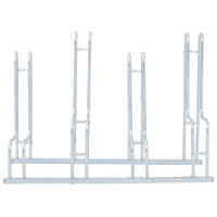 Produktbild för Cykelställ för 4 cyklar fristående galvaniserat stål