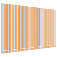 Produktbild för Markisväv flerfärgad randig 5x3 m