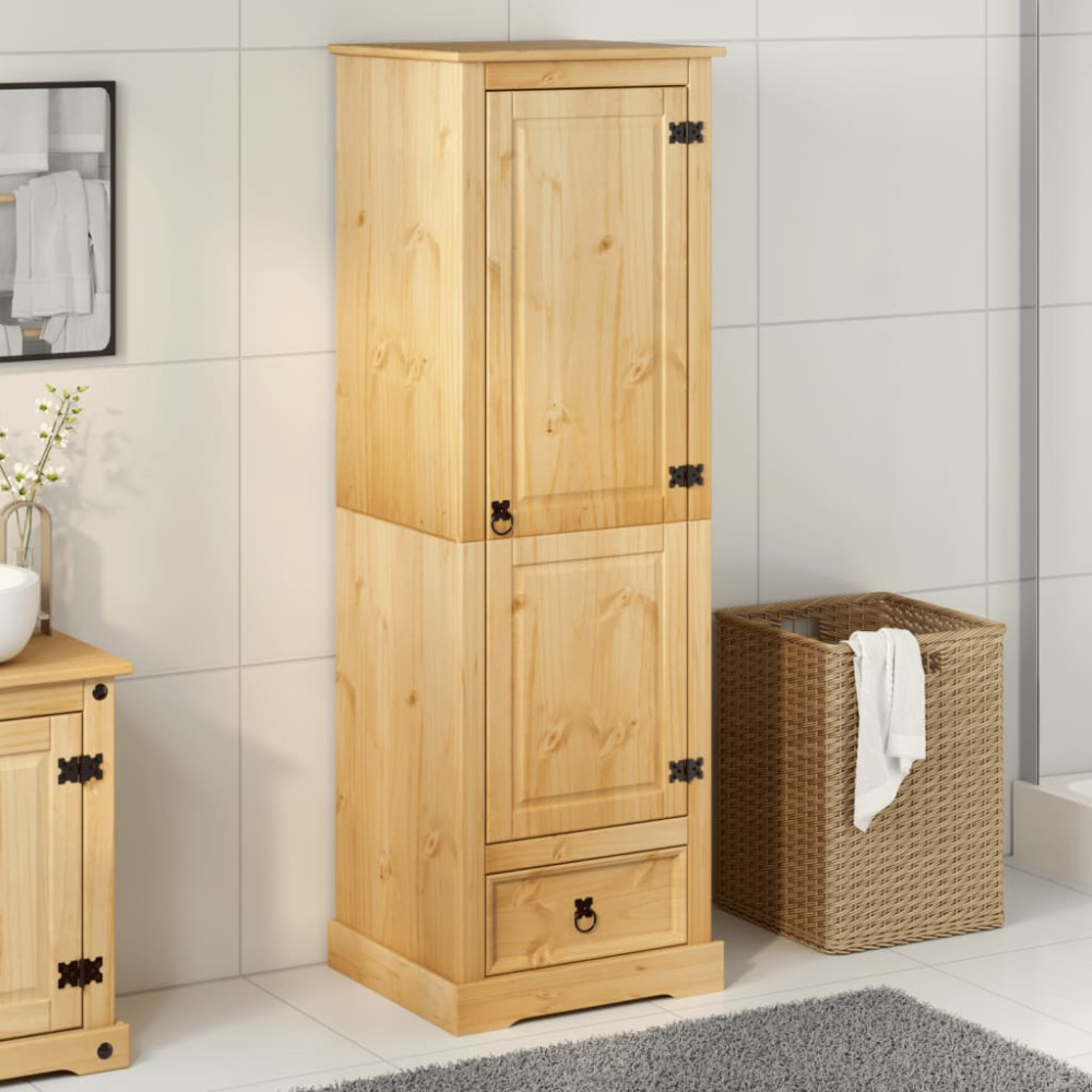 Produktbild för Garderob Corona 55x50x170 cm massiv furu