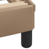Produktbild för Bed Frame without Mattress "Zadar" Cappuccino 80x200 cm Faux Leather