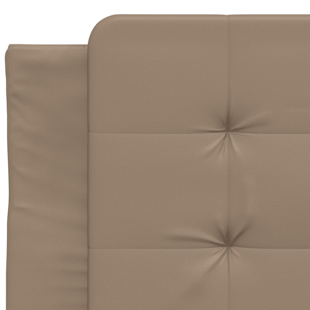 Produktbild för Bed Frame without Mattress "Zadar" Cappuccino 80x200 cm Faux Leather