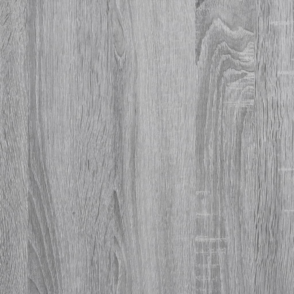 Produktbild för Skåp med dörrar grå sonoma 68x37x142 cm konstruerat trä