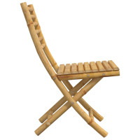 Produktbild för Hopfällbara trädgårdsstolar 8 st 43x54x88 cm bambu
