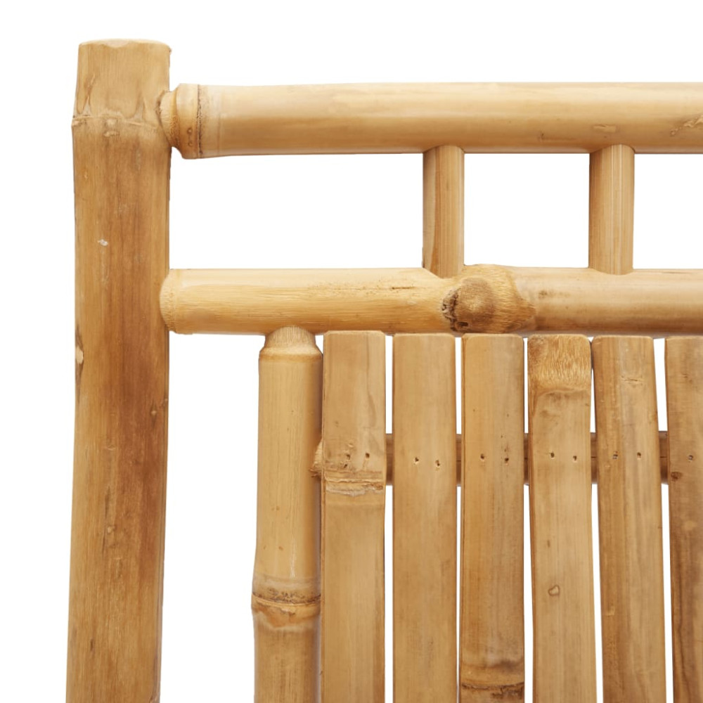 Produktbild för Hopfällbara trädgårdsstolar 6 st 53x66x99 cm bambu