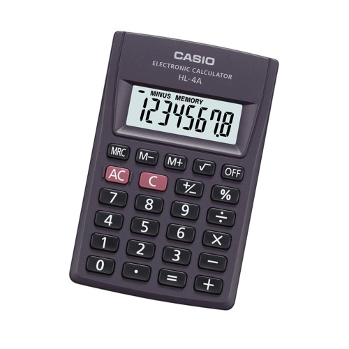 Casio CASIO HL-4A - Miniräknare Unisex (8X5CM)