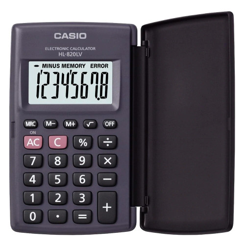Casio CASIO HL-820LV-BK - Miniräknare Unisex (10X6CM)
