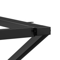 Produktbild för Bordsben för matbord X-ram 40x40x73 cm gjutjärn