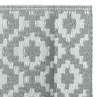Produktbild för Utomhusmatta grå 80x150 cm PP