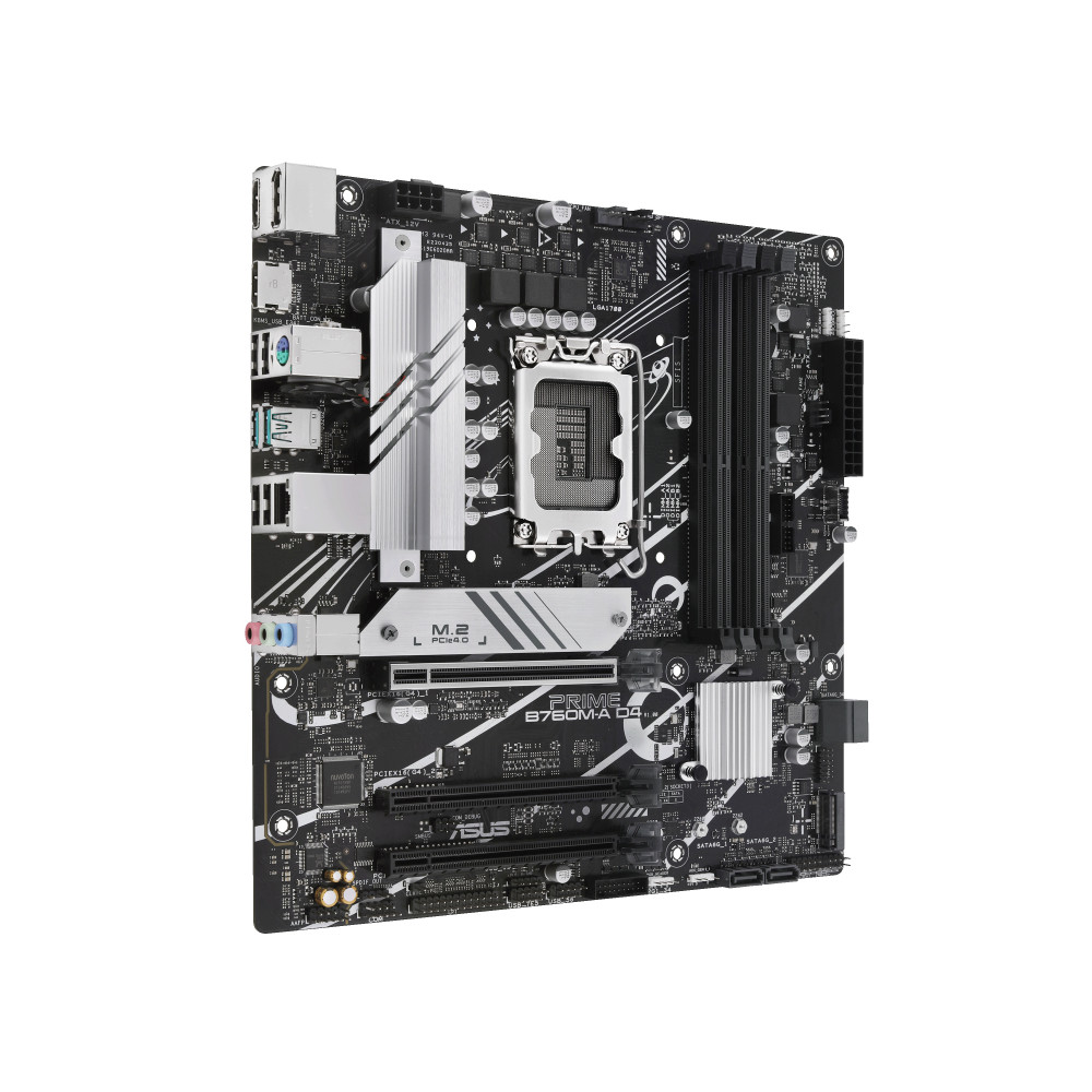 Produktbild för ASUS PRIME B760M-A D4-CSM Intel B760 LGA 1700 micro ATX