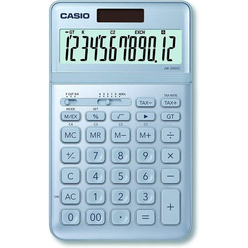 Casio CASIO JW200SCBU - Calculators (183.5 × 109 × 10.8 mm)