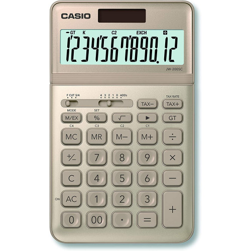 Casio CASIO JW200SCGD - Calculators (183.5 × 109 × 10.8 mm)