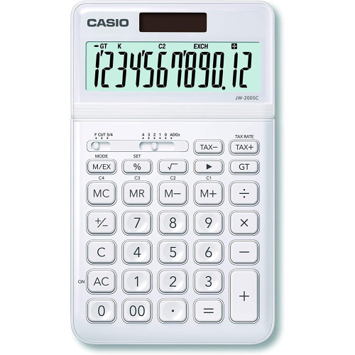 Casio CASIO JW200SCWE - Calculators (183.5 × 109 × 10.8 mm)
