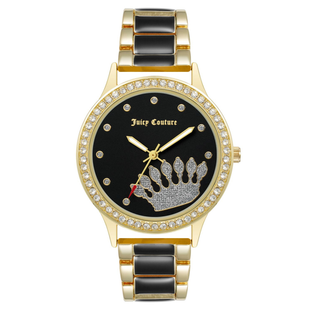 Produktbild för JUICY COUTURE JC1334BKGP - Quartz Klocka Dam (38 MM)