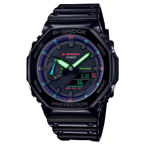 Casio CASIO GA-2100RGB-1 - Quartz Klocka Herr (48,5MM)