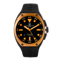 Produktbild för MONTRES DE LUXE 09SA-BK-1002 - Quartz Klocka Herr (48MM)