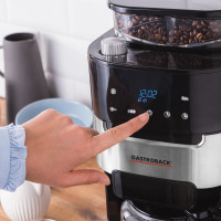 Produktbild för Gastroback Grind & Brew Pro Halvautomatisk Droppande kaffebryggare 1,5 l