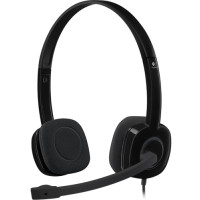 Produktbild för Logitech H150 Stereo Headset Kabel Huvudband Kontor/callcenter Svart