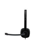 Produktbild för Logitech H150 Stereo Headset Kabel Huvudband Kontor/callcenter Svart