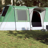Produktbild för Campingtält tunnel 4 personer grön vattentätt