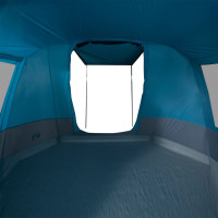 Produktbild för Campingtält tunnel 4 personer blå vattentätt