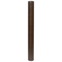 Produktbild för Balkongskärm brun och svart 400x100 cm polyrotting