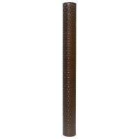 Produktbild för Balkongskärm brun och svart 600x90 cm polyrotting