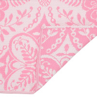 Produktbild för Utomhusmatta rosa 80x250 cm PP