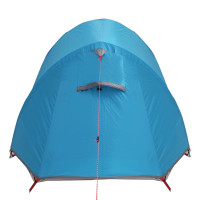 Produktbild för Campingtält tunnel 2 personer blå vattentätt