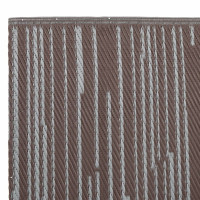 Produktbild för Utomhusmatta brun 80x250 cm PP