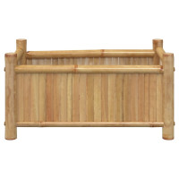 Produktbild för Odlingslåda 50x30x25 cm bambu