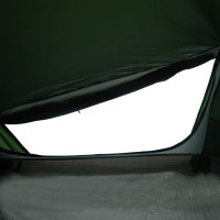 Produktbild för Campingtält tunnel 2 personer grön vattentätt
