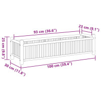 Produktbild för Odlingslåda 100x30x25 cm bambu