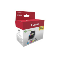 Produktbild för Canon CLI-551 BK/C/M/Y Multipack - 4-pack - svart, cyan, magenta, gul - original - bläcktank