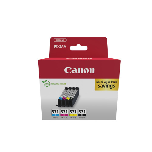 CANON Canon 0386C008 bläckpatroner 4 styck Original Svart, Cyan, Magenta, Gul