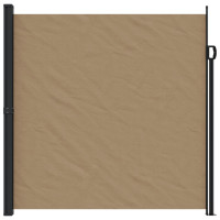 Produktbild för Indragbar sidomarkis taupe 200x300 cm