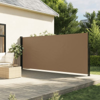 Produktbild för Infällbar sidomarkis taupe 180x600 cm